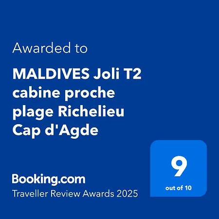 Maldives Joli T2 Proche Richelieu Cap D'agde 公寓 *