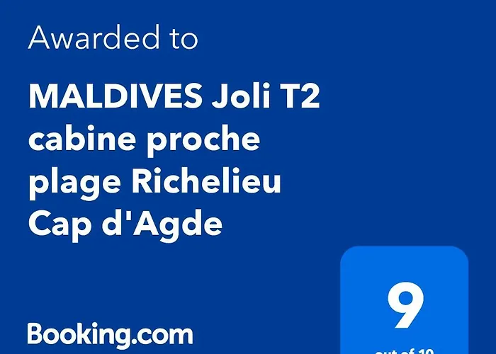 Maldives Joli T2 Proche Richelieu Cap D'agde Apartmán *